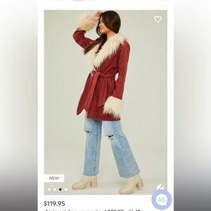 ALTAR’D STATE corduroy fur jacket💕